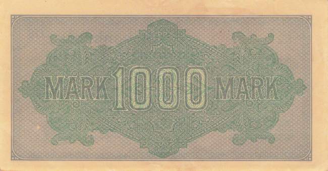 1000 Mark 1922 ro.75d OE XF